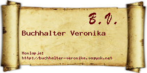 Buchhalter Veronika névjegykártya